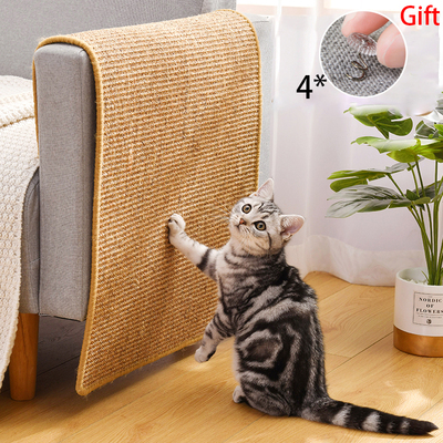 极速Cat Scratcher Sisal Mat Board Cat Scratch for Sharpen Na