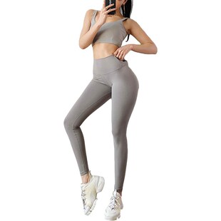 Pant春季 极速Solid 女士纯色弹力高腰瑜 Yoga Waist Stretch High