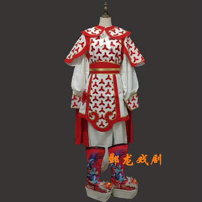好货戏剧越剧粤剧黄梅戏戏曲专业舞台演出服装仿真丝咬脐郎太子服