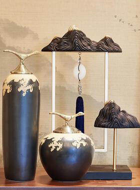 极速中新式陶瓷摆饰高端室内客厅花瓶茶具桌面酒柜玄关禅意家居装