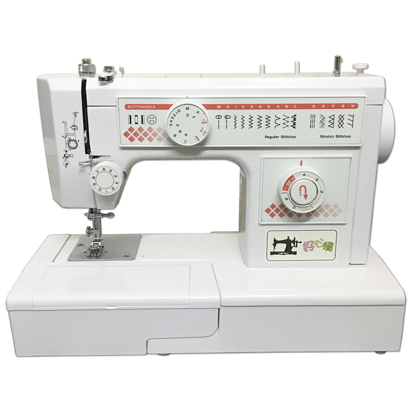 105瓦吃厚牌JH653型缝纫机迷你小型锁边多功能电动家用缝纫
