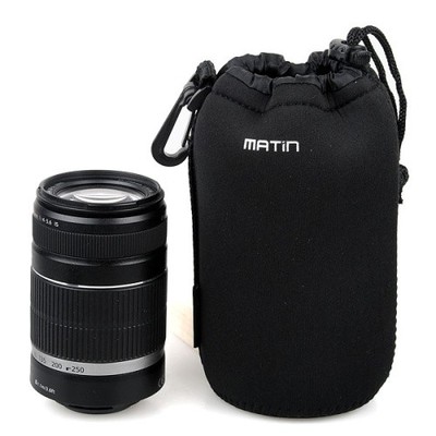 推荐Neoprene Soft Protector Camera Lens Pouch bag case backp