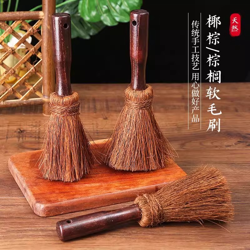 棕毛长柄刷洗锅神器厨房用洗碗刷