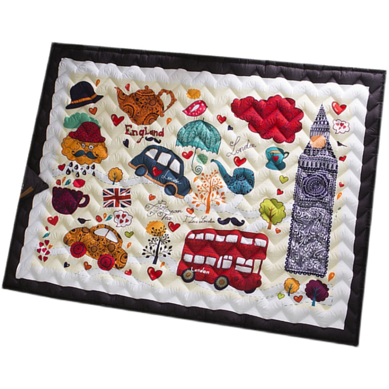 儿童地垫宝宝爬行垫儿童房地毯家用整张加厚婴P儿爬爬垫可水洗折