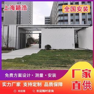 户外不锈钢廊架园林景观二进门风雨连廊钢结构长廊小区雨棚过道