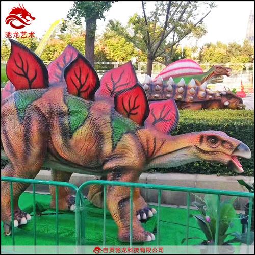 仿真乘骑恐龙商场超市大型骑行会动会叫摇摆恐龙坐骑模型厂家