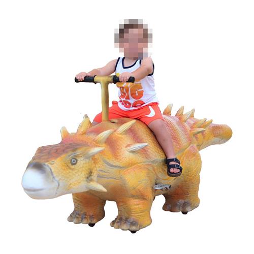 广场碰碰车恐龙造型电动车商场儿童骑行游乐设备仿真动物车