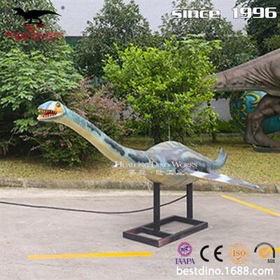 仿真恐龙模型机械电动蛇颈龙侏罗主题公园艺术展品展览摆件彩车