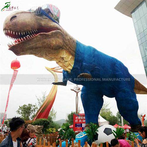 定制大号仿真恐龙摆件电动霸王龙商业地标展览装饰租赁服务