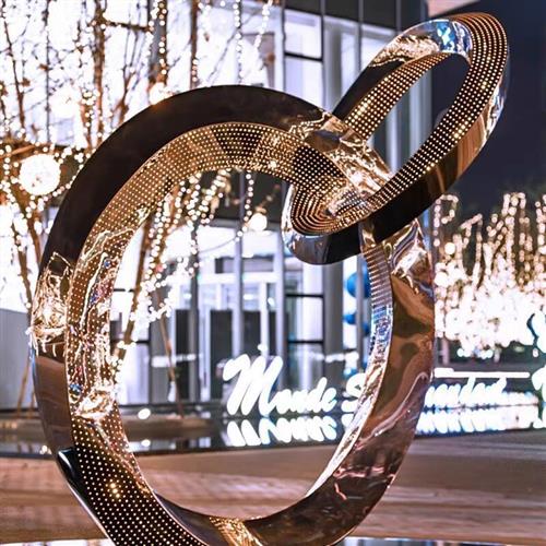 不锈钢雕塑卡通人物动物摆件户外园林大型玻璃钢鹿熊公园广场美陈