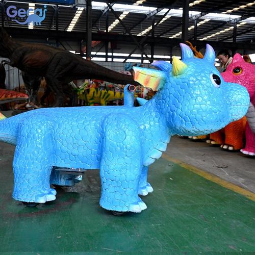 儿童骑行恐龙电动玩具车可遥控广场小区景区公园游玩设施厂家