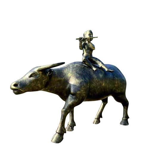 玻璃钢仿铜农耕人物民俗雕塑景观小品文化校园步行街工厂定制制作