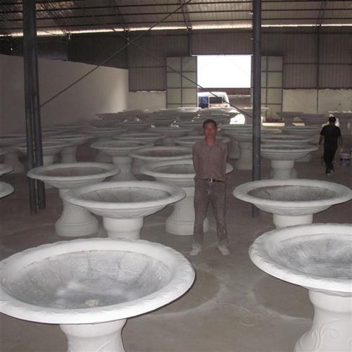 园林雕塑公园雕塑公路广场雕塑大型玻璃钢花钵厂家加工