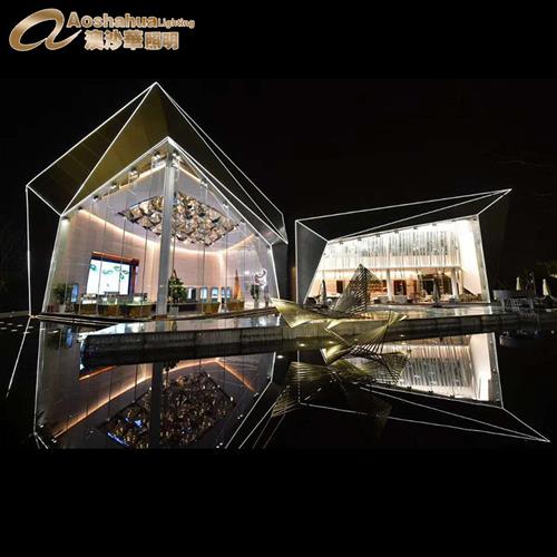 博物馆艺术工程吊灯售楼部沙盘吊灯展厅办公楼宴会厅酒店大堂灯具