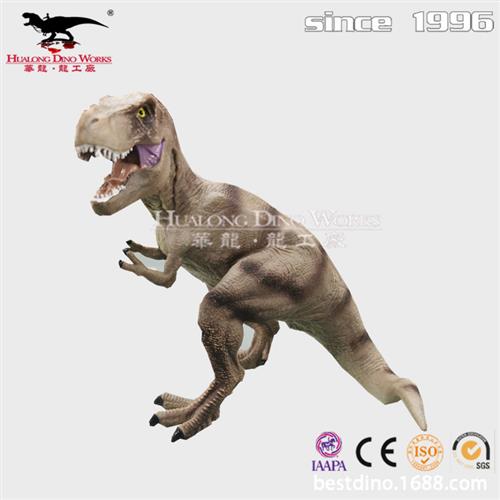 地摊恐龙玩具模型摆件仿真恐龙模型厂家玻璃钢可爱小恐龙儿童玩具