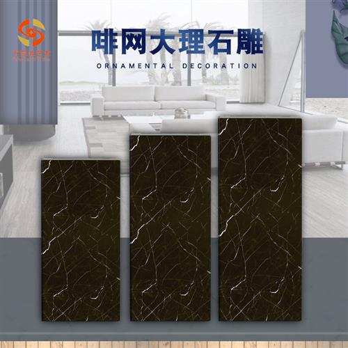 现货啡网大理石雕塑台酒店样板房会所塑摆件人造底座摆台艺术品