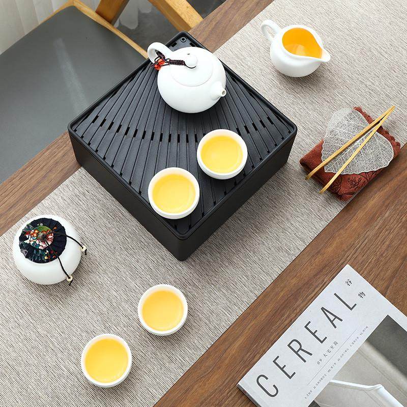 旅行茶具套装户外功夫茶杯家用办公室陶瓷泡茶壶现代简约茶盘礼品,餐饮具,旅行茶具,淘宝优惠券,粉丝福利购,淘宝优惠卷