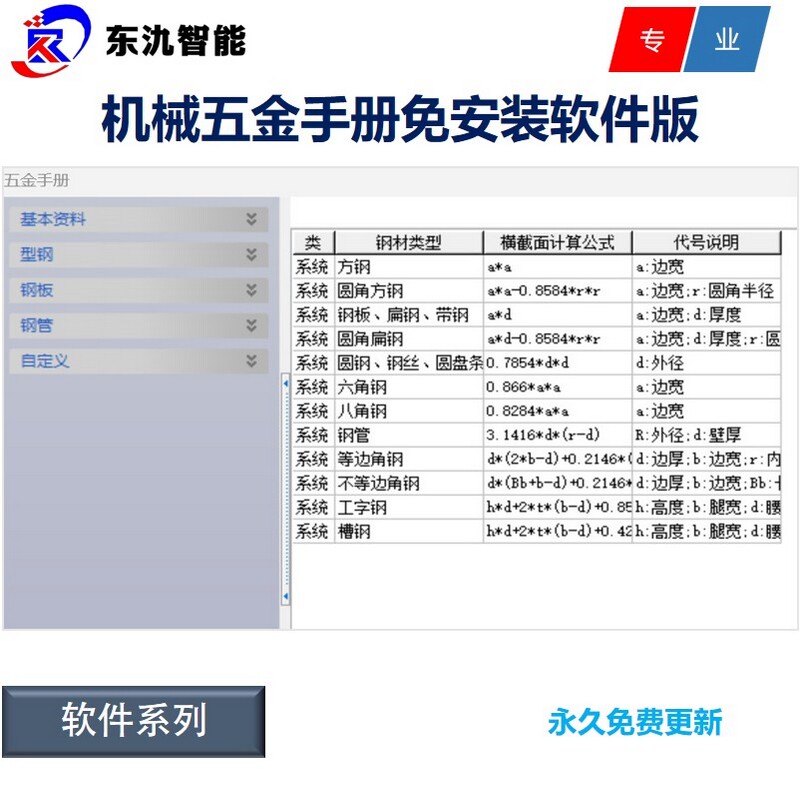 机械五金手册\型钢\钢板\钢管