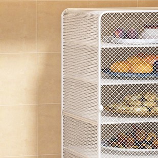 菜架子放碗盘神器用品家用大全 厨房置物架剩菜多层收纳架盒透气装