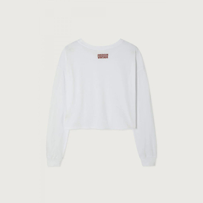 American Vintage 三色可选长袖T恤卫衣白色黑色绿色