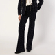 GERARD 子 女垂坠感显瘦裤 DAREL 黑色老花印花微喇直筒休闲长裤
