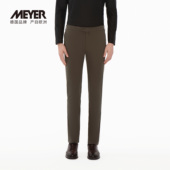 休闲裤 子男款 轻修身 MEYER德国迈雅 舒适咖色2026年春23030 COMO