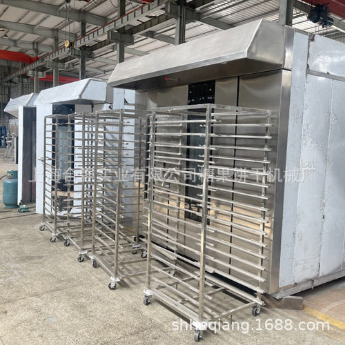 上海合强商用烤炉 32盘然气旋转炉 不锈钢蛋糕烘烤设备厂家 烤箱