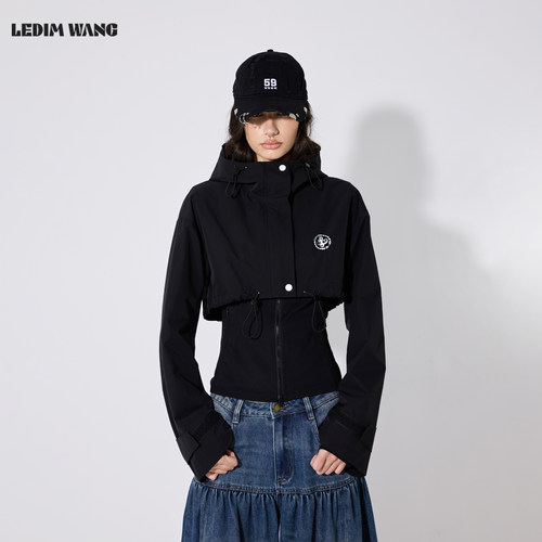 LEDIMWANG户外机能风短外套女