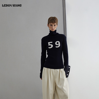 LEDIMWANG白标59号羊毛针织衫女