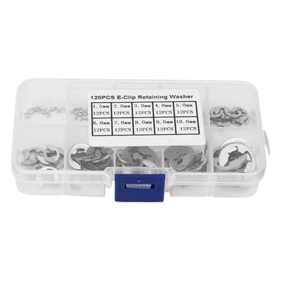 新品120 Pieces of Circlip Combination Elastic Safety Ring Ma