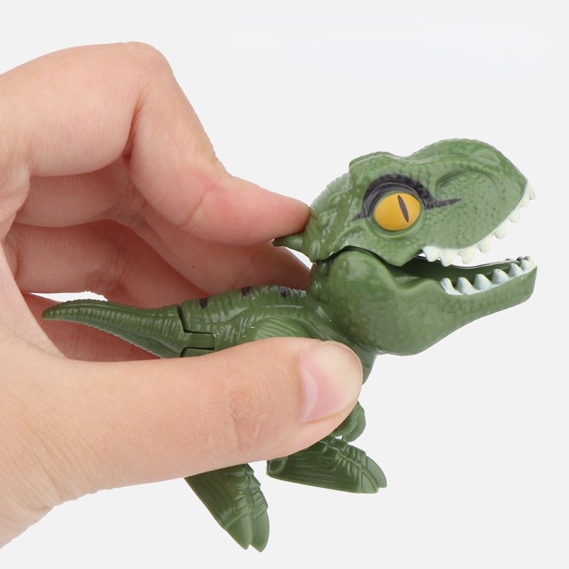 新品Finger-biting Dinosaurs Movable Joints Egg-size Simulati