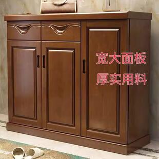 架多层简易门后窄防尘收纳可坐经济型放鞋 架子 柜家用门口实木鞋 鞋