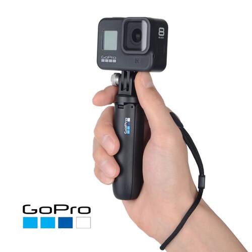 GoPro13/12/11/10/9原装迷你杆手持杆三脚架shorty自拍杆手柄配件