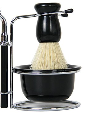 样板房卫生间男士手动刮胡刀剃须刀套装衣帽间饰品道具摆件摄影