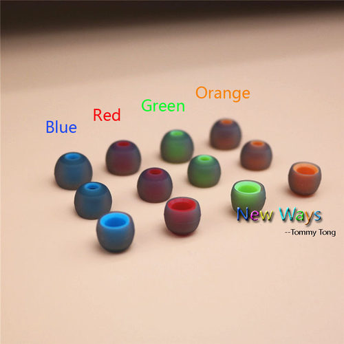 好货10pcs/5pairs 6.0mm Dual color Ear pads cushion for headp