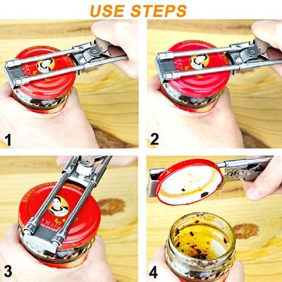 好货Adjustable Manual Jar Arthritis Gripper Can Opener Kitch