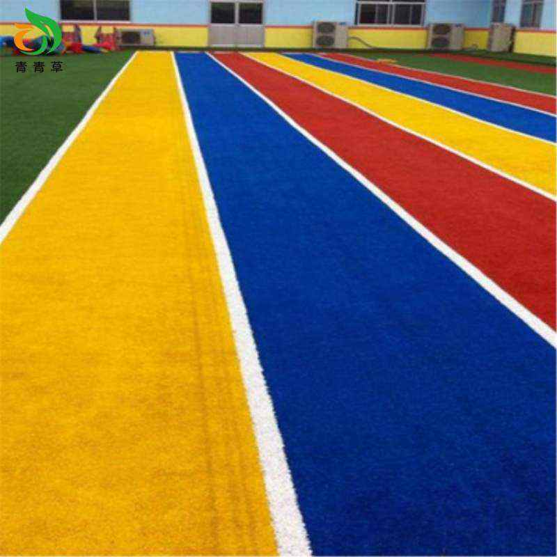 人造草坪围挡植物墙假绿植幼儿园人工草皮室内户外垫假红色假草皮