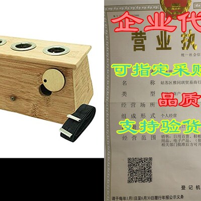 好货Bamboo moxibustion Moxa Burner Healing Copper Box seat C