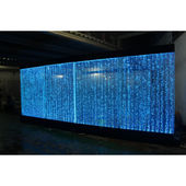 水幕墙流水摆件流水屏幕墙隔断水幕墙流水墙气泡水舞大型亚克