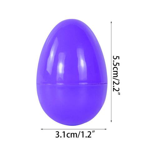 好货24/12Pcs Fillable Easter Eggs Plastic Colorful Easter Eg