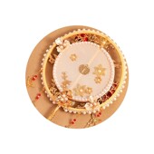 极速香槟色团扇结婚新娘diy材料包中式 出嫁遮面扇手工喜扇秀禾服