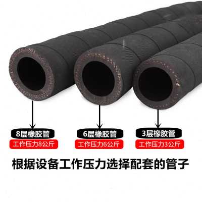 好货厂销夹布胶管夹布橡胶管夹线高压胶管输水低压胶管夹布空气胶