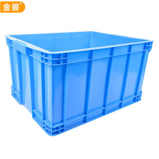 周转箱外径735*565*400mm仓库零件收纳盒塑胶框工厂运货箱可