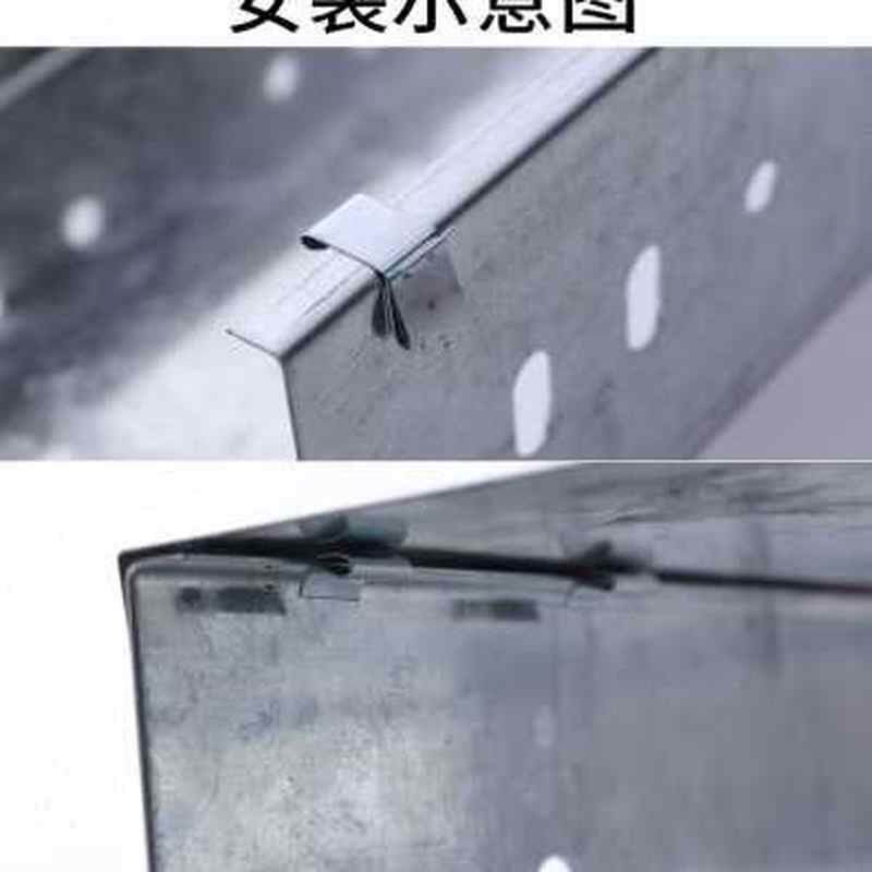 极速新款厂销桥架免焊扣卡扣镀锌七字扣卡片配件电缆扣锁不锈钢配