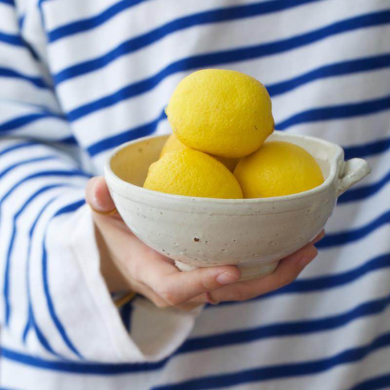 素旧  陶艺双耳椭圆碗手作水果沙拉碗复古拉面拌面碗饭碗,餐饮具,碗,淘宝优惠券,粉丝福利购,淘宝优惠卷