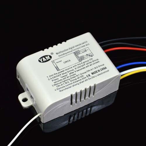 好货Three way remote control switch 220V lamp wireless remot
