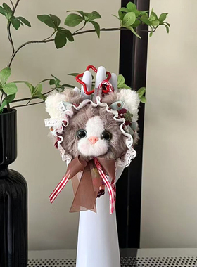 德文猫咪包包钥匙挂扣