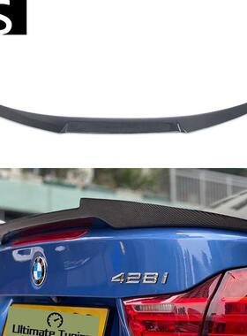 适用于14-20年宝马4系F33/M4F83敞篷改装M4款碳纤维尾翼扰流板