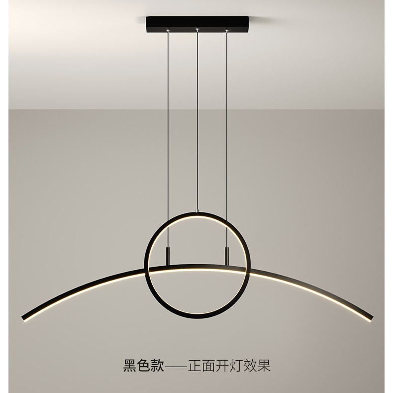 餐厅灯 吊灯创意个性led长条餐桌饭厅灯 LED吧台灯具灯饰吊灯LED