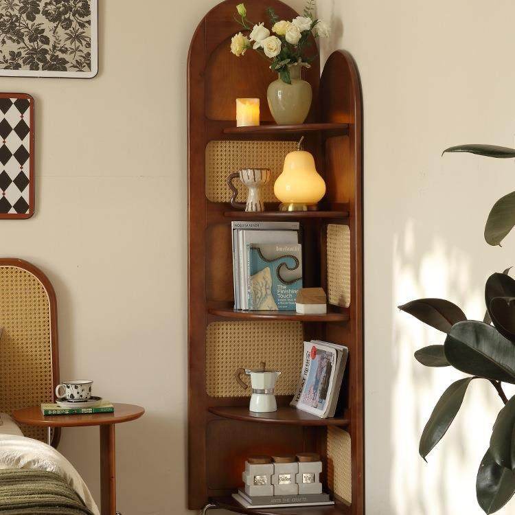 中复古风实木墙转角柜藤编屏风隔断三拐角法式客厅玄关波尔置物架,畜牧/养殖物资,畜牧/养殖器械,淘宝优惠券,粉丝福利购,淘宝优惠卷